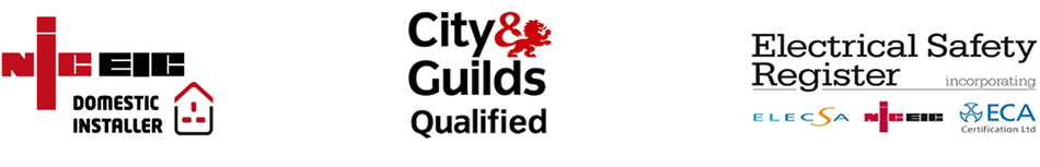 NIC EIC Registered Domestic Installer, City & Guilds Qualified & Electrical Safety Register